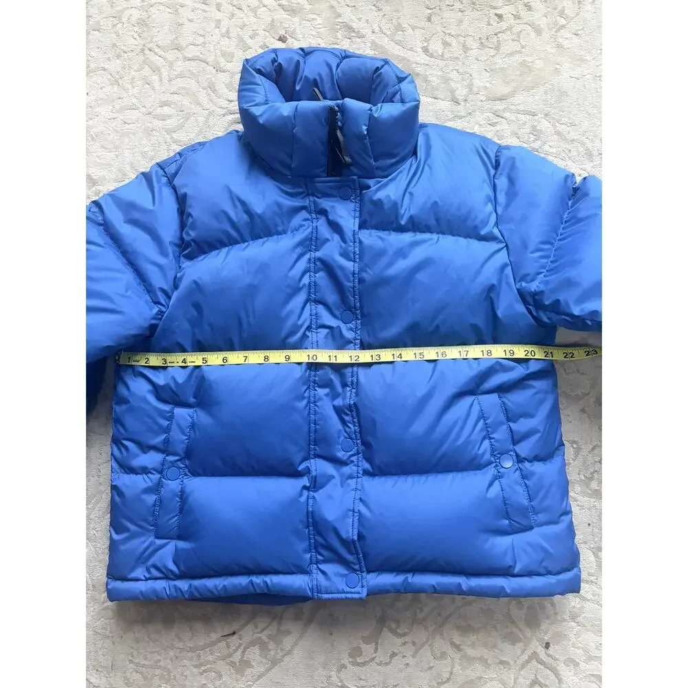 Quince Women’s Responsible Goose Down Puffer Jacket Blue Size M Warm Winter Coat - Picture 4 of 8